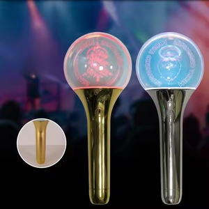 Diskon besar kustom idola Kpop <span class=keywords><strong>Army</strong></span> Bomb kualitas Korea kipas warna-warni tongkat cahaya LED tangan LOGO kustom tongkat cahaya untuk konser - Product Image 1