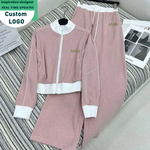 Catégorie VIP : Veste d'automne et d'hiver inspirée des créateurs, vêtements haut de gamme pour femmes, ensemble pantalon deux pièces - Product Image 1
