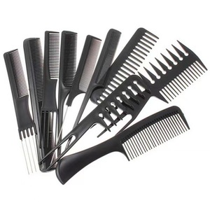 Lot de 10 Peignes à Cheveux en Plastique pour Salon de Coiffure, Peignes Démêlants en PP pour Coiffage - Product Image 3