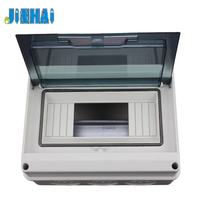 Boîtier de distribution HTK-2 IP65 en plastique ABS étanche, boîtier à 2 voies pour disjoncteurs, boîte de jonction extérieure OEM