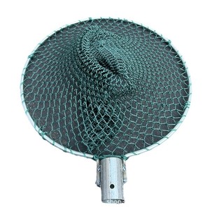 Supersterk roestvrijstalen handgemaakte landingsnet met 48 strengen, 2,5 mm maaswijdte, 6 mm dikte, kunststof handvat, platte kop, verdikt <span class=keywords><strong>net</strong></span> - Product Image 1