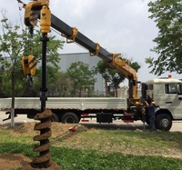 KINGER Tarière à vis pour sols durs, perceuse à terre, entraînement de tarière pour mini-excavatrice