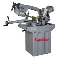 Scie à ruban Supertech BS280G-Hydraulique, haute précision pour la coupe de tuyaux en métal/acier et de profilés