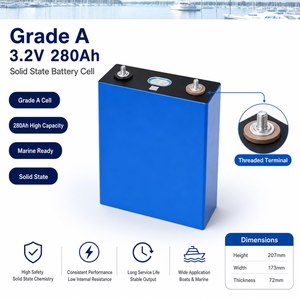 Cellule <span class=keywords><strong>de</strong></span> batterie prismatique LiFePO4 280Ah 3.2V haute capacité pour systèmes d'alimentation hors réseau <span class=keywords><strong>de</strong></span> yachts et systèmes <span class=keywords><strong>de</strong></span> stockage pour bateaux – Vente en gros - Product Image 1