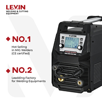 Soudeuse MIG MAG à inverseur IGBT 200A LEVIN XTRAMIG-200, gaz et sans gaz, machine de soudage multiprocessus 4-en-1, CE pour la fabrication