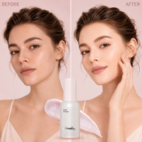 Base de Teint Illuminatrice Hydratante à l'Acide Hyaluronique Multi-usages Effet Bonne Mine – Crème Visage et Enlumineur Liquide
