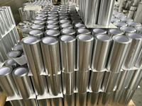 Ruban adhésif en aluminium sans doublure pour l'enroulement des tuyaux de construction et l'isolation thermique dans les systèmes muraux et de plafonds