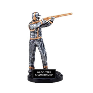 WEIVISTA環境にやさしい塗装ターゲット射撃トーナメント樹脂工芸トロフィー人工スタイルキャラクター装飾クリスマス - Product Image 1
