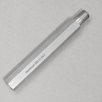 Tige d'extension hexagonale professionnelle en aluminium 1-1/4"-7 UNC légère, résistante à la corrosion, pour perçage de carottage diamanté dans le béton