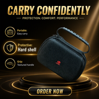Étui de transport noir pour console de jeu, sac de rangement à fermeture éclair en tissu 1680D pour appareils électroniques portables