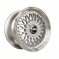 Jantes forgées concaves en mesh personnalisées en 2 parties, 15-20 pouces, 4x100, 5x112, 5x120.65, RS, compatibles avec BMW E30, Golf Mk2, Jaguar XJ, Audi, Tesla