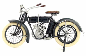 2023 plaque de fer antique américaine Offre Spéciale décoration de la maison 1909 modèle de la première moto bimoteur en forme de V - Product Image 6