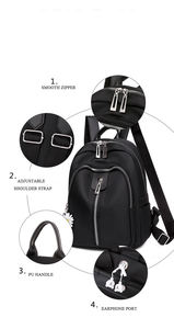 <span class=keywords><strong>Rosso</strong></span> e nero nuovo oxford antifurto <span class=keywords><strong>zaino</strong></span> da <span class=keywords><strong>donna</strong></span> per adulti <span class=keywords><strong>zaino</strong></span> moda casual zaini da <span class=keywords><strong>donna</strong></span> - Product Image 5