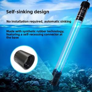 <span class=keywords><strong>Lampe</strong></span> <span class=keywords><strong>UV</strong></span> ultraviolette pour <span class=keywords><strong>aquarium</strong></span> pour la stérilisation et la purification de l'eau. <span class=keywords><strong>Lampe</strong></span> de plongée pour éliminer les algues et la stérilisation - Product Image 4