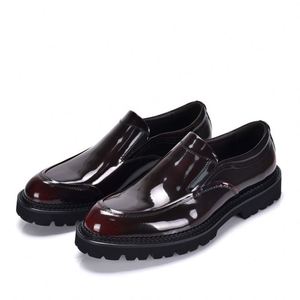 Nouveaux Mocassins en Cuir Véritable Brillant pour Hommes, Respirants, pour l'Automne, le Bureau, la Carrière, Imperméables, à Semelle Épaisse, Style Britannique, Décontractés - Product Image 4