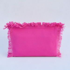 Bolso cruzado de alta calidad para mujer, joyería de verano, con flecos y cremallera de lona - Product Image 2
