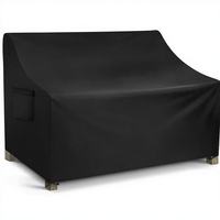 Housse de protection pour mobilier d'extérieur, imperméable, en tissu Oxford 600D, anti-UV, coupe-vent, anti-poussière, avec cordon de serrage, pour fauteuil de jardin ou de terrasse
