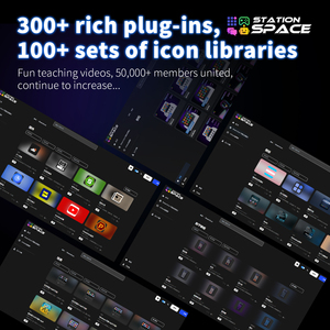 เครื่องเล่นแผ่นเสียงสมาร์ทสตรีมแบบ3-in-1ที่ N1ปุ่ม LCD และปุ่มหมุนสำหรับงานสตรีมดีไซน์และงานออฟฟิศ - Product Image 3