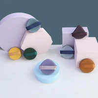 Éponge de maquillage en mousse douce, lavable et réutilisable, durable et pliable, pour fond de teint, personnalisation ODM, éponge cosmétique, approvisionnement en gros
