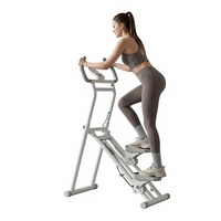 Escaladeur de fitness multifonction à commande magnétique pour usage domestique, résistance réglable sur six vitesses, stepper amincissant brûle-graisses
