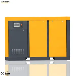 Compresor eléctrico de aceite de 160kw y 200hp, compresor de aire silencioso de 8 bar con velocidad variable directa trifásica, fabricado en China