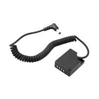JZR Np-W126S Harici DC Bağlantı Noktası Güç Kaynağı Kablosu Sahte Pil XT2 XT30 X100F Xa7 Xh1 Çevre Dostu ABS Kamera Aksesuarları