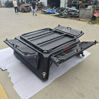 Auvent robuste pour BYD Shark 6 Double Cabine 3 portes à ailes de mouette, toit rigide en aluminium avec rails intégrés