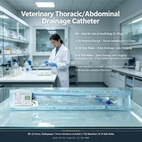 Drain pleural pyothorax multi-trous pour chien, stérilisé EO
