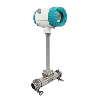 Medidor de Flujo Digital Vortex 4-20 MA RS485 Pulso, Precisión del 1.0%, Medición de Flujo de Agua, Gas, Vapor, Oxígeno, Líquido, Aire y Temperatura