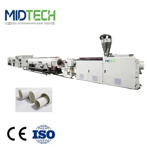 Midtech Industrie Cpvc Pvc Upvc Plastic Pijp Maken Extrusie Machine Lijn Te Koop