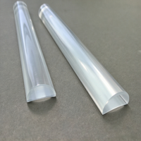 Bande de finition en plastique acrylique transparent pour cabine de douche, fabrication sur mesure directe d'usine
