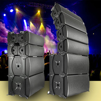 Sistema de Sonido Profesional Pro Active Dual de 10 Pulgadas con Altavoces de Línea Pasiva en Carcasa Metálica con 800W RMS