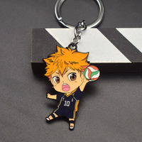 Neues Design Hochwertiger Haikyuu Shoyo Hinata Metall-Schlüsselanhänger zur Rucksack-Dekoration