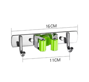 Support de vadrouille en acier inoxydable 304 sans perçage et support de suspension multifonctionnel - Product Image 2