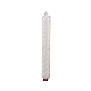 20-Inch 222 Triangular Tip Microporous Pleated Filter Cartridge Polypropylene Wastewater Filter Industrial Medical Chemical Use - Product Image 4