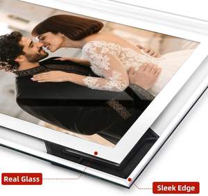 Cadre photo personnalisé en verre cristal transparent 8*10 pouces pour certificat de récompense, certificat de mariage pour enfants - Product Image 3