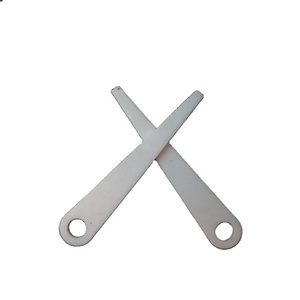 TZP Zirconia Ceramic Industrial Use Carpet Cutter Blade Sheet <strong>Double</strong> <strong>Edge</strong> <strong>Razor</strong> Fixed Cutting Knife for Film Ceramic Parts - Product Image 1