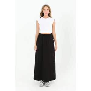 Falda Larga para Mujer con Cintura Elástica Cómoda 18207ETK - Product Image 5