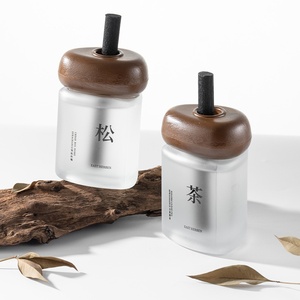 Diffuseur de parfum d'ambiance de luxe en verre à bâtonnets, sans alcool, écologique, longue durée (30-60 jours), désodorisant et purificateur d'air, senteur authentique - Product Image 3