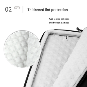 Tùy chỉnh 14.2 inch 16 inch polyester không thấm nước Túi văn phòng máy tính xách tay trường hợp trọng lượng nhẹ máy tính xách tay Túi macbook không khí - Product Image 6