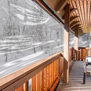 LIYUAN Bâche transparente personnalisée <span class=keywords><strong>pour</strong></span> <span class=keywords><strong>balcon</strong></span> pare-vent transparent Protection solaire imperméable PVC rideau extérieur <span class=keywords><strong>serre</strong></span> - Product Image 6