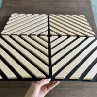 Panneau acoustique de forme polygonale créative, panneau d'isolation acoustique haute densité pour l'intérieur des bureaux modernes