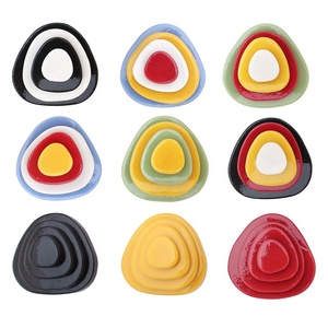 Thủy tinh tái chế màu tinh khiết hỗn hợp kích thước Pebble nghệ thuật lỏng lẻo khảm thủy tinh tự làm thủ công gạch - Product Image 5