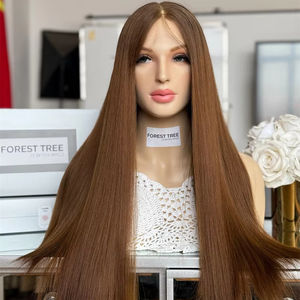 2025 cheveux russes 26 pouces personnalisé HD Lace Top perruque cheveux européens Super légère couche avec petit noeud pour les femmes - Product Image 1