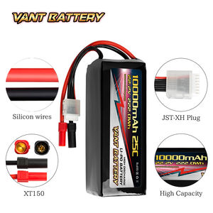 Аккумулятор для дрона VANT 6S Lipo Drone 10000 мАч 22,2 В 25C для 7/8/10 дюймов Fpv батарея - Product Image 3