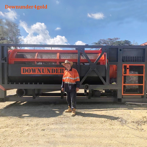 Chống Mài Mòn Xách Tay 100 Tấn Mỗi Giờ Vàng Nhà Máy Rửa Với Đất Tấm-Scrubber Cho Sông Vàng Khai Thác Mỏ - Product Image 5