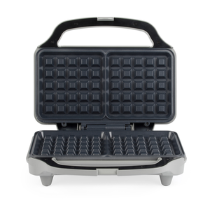 <span class=keywords><strong>Gaufrier</strong></span> à remplissage profond en acier inoxydable avec plaques de cuisson antiadhésives <span class=keywords><strong>XL</strong></span>, pour la fabrication rapide de gaufres de sandwich au petit-déjeuner domestique - Product Image 3