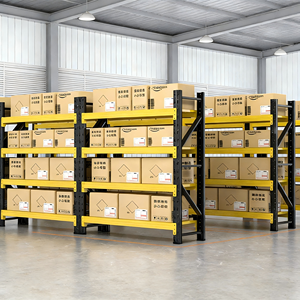 Heavy Duty Storage <strong>Shelves</strong> Metal <strong>Stacking</strong> <strong>Shelves</strong> Corrosion-Protected Iron <strong>Stacking</strong> Rack Anti-Rust Warehouse Storage Shelf - Product Image 2