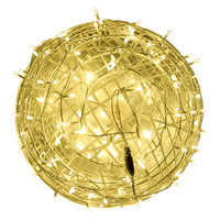IP44 Solar-Rattanlampe Hängende Baumkugel Außenbeleuchtung Lichterketten für Festival-Party-Dekorationen Straßen-Außenbeleuchtung