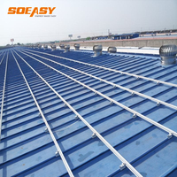 Soeasy Solarmodul-Halterungssystem Metalldach-Montageklemme mit Falzklammern Dachklemme